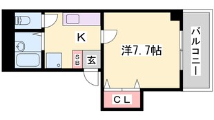 野里駅 徒歩8分 1階の物件間取画像